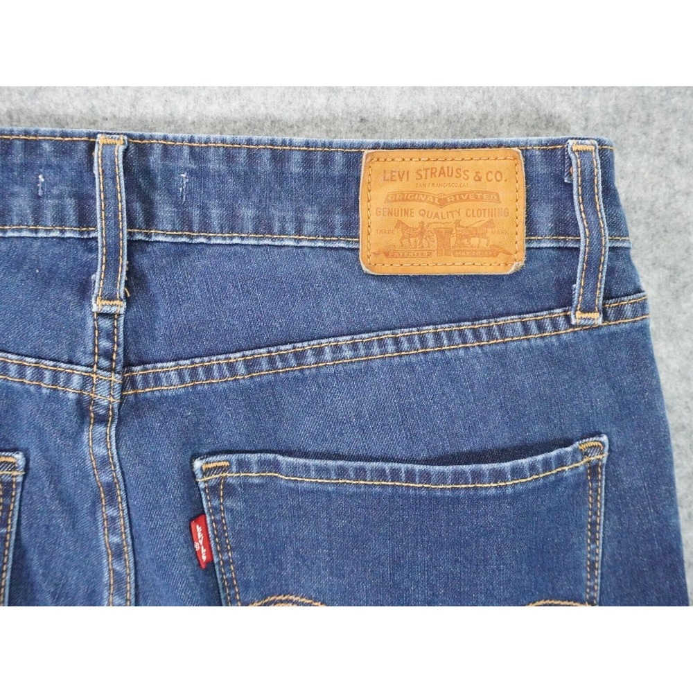 Levis Jeans Womens 30 Blue 721 High Rise Skinny Medium Wash Stretch Denim - Picture 10 of 11